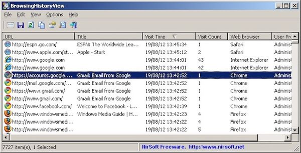 NirSoft Utilities